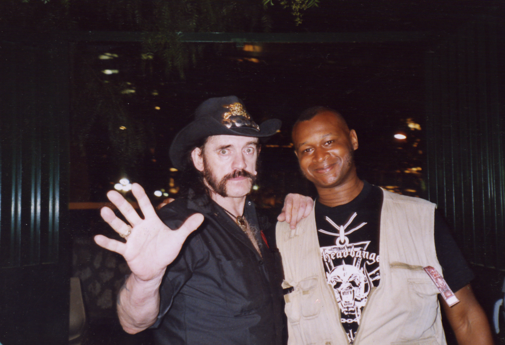 Lemmy from MOTORHEAD - Gods of Metal Milan 2001