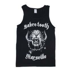 DEBARDEUR  SABRE-TOOTH  LOGO 2  Black 