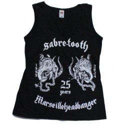 GIRLY DEBARDEUR  SABRE-TOOTH  25 Ans  Black 