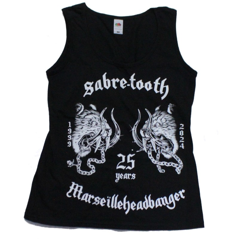 GIRLY DEBARDEUR  SABRE-TOOTH  25 Ans  Black 