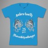 TEE-SHIRT  SABRE-TOOTH  25 Ans  Light Blue 