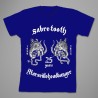 TEE-SHIRT  SABRE-TOOTH  25 Ans  Deep Blue 